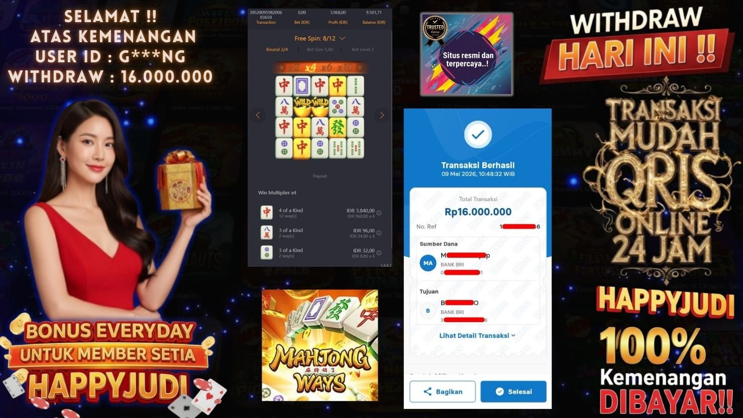 HAPPYJUDI JACKPOT SLOT MAHJONG WAYS